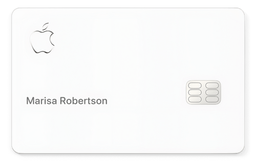 Apple Metal Card White Stainless Steel India - MetaCards