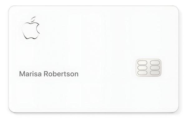 Apple Metal Card White Stainless Steel India - MetaCards