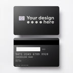 Personalized metal card with name engraving India