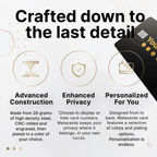 Custom metal card design India - MetaCards