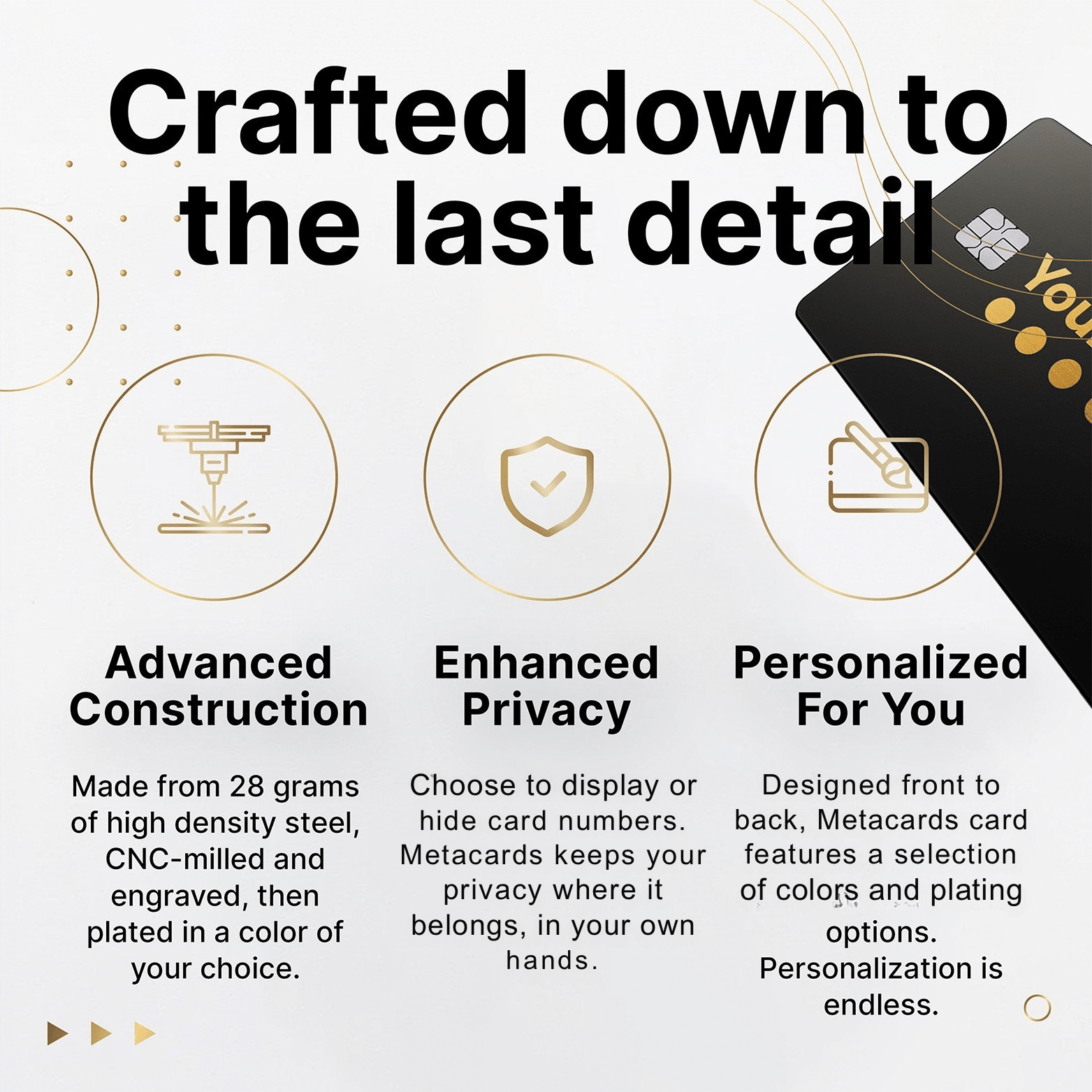 Custom metal card design India - MetaCards