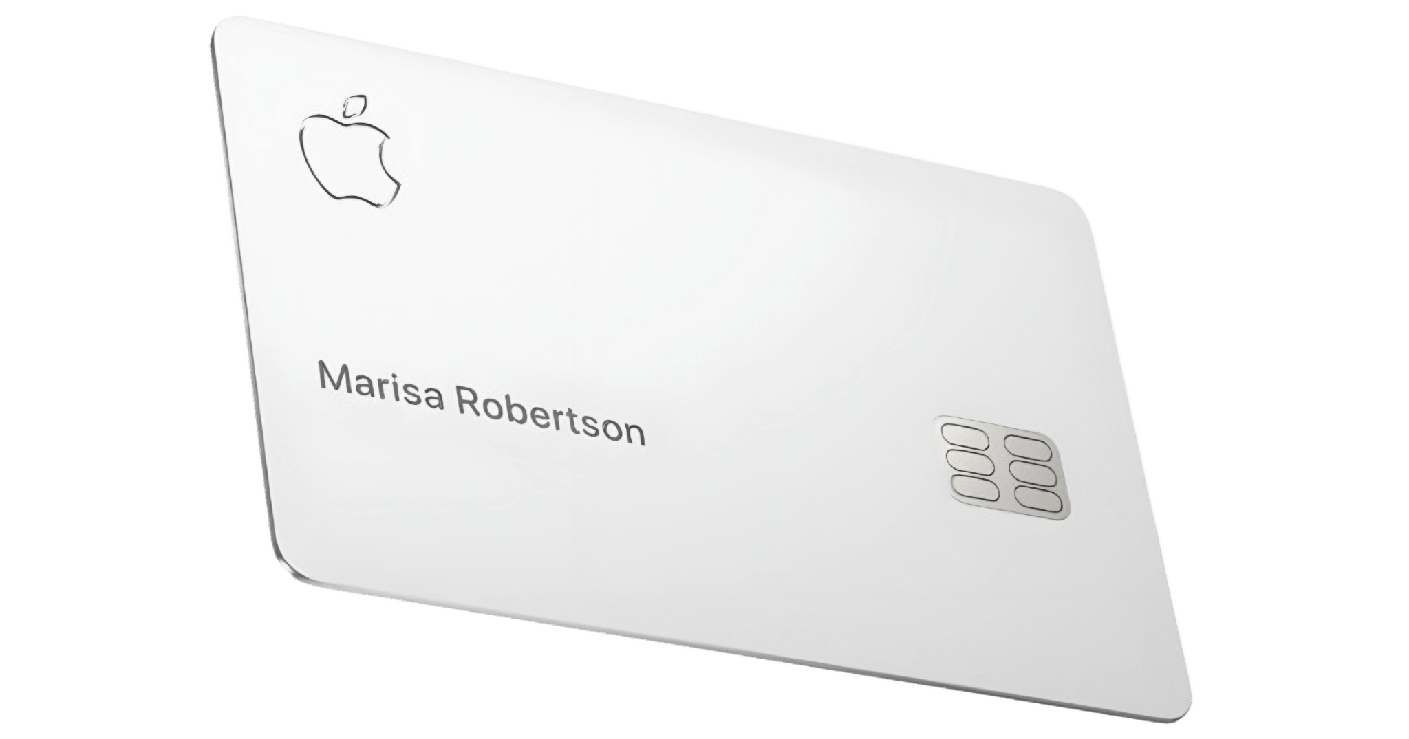 Apple Metal Card White Stainless Steel India - MetaCards