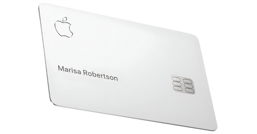 Apple Metal Card White Stainless Steel India - MetaCards