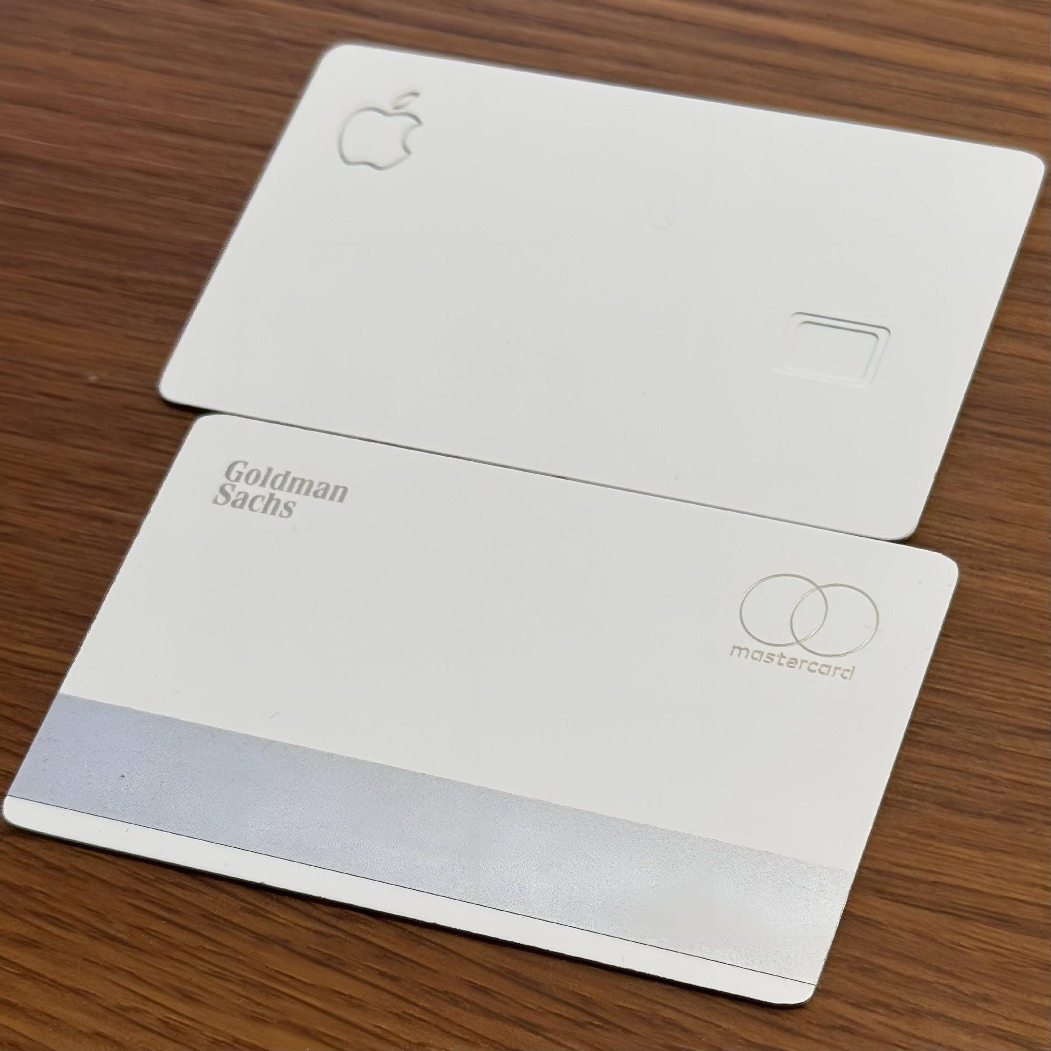 Apple Metal Card White Stainless Steel India - MetaCards