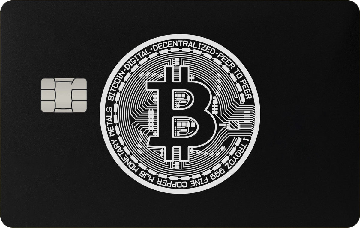 Bitcoin Gold metal card, engraved stainless steel by Metacards (view 5 of 6)