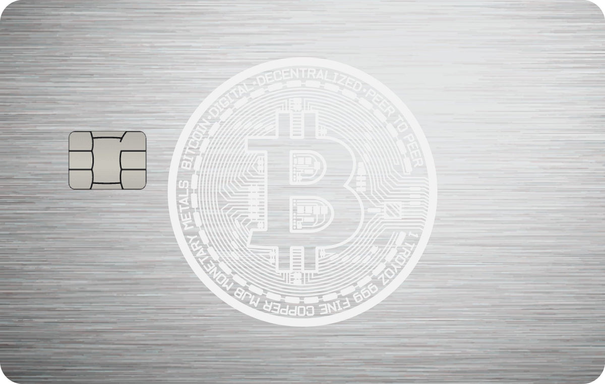 Bitcoin Gold metal card, engraved stainless steel by Metacards (view 3 of 6)