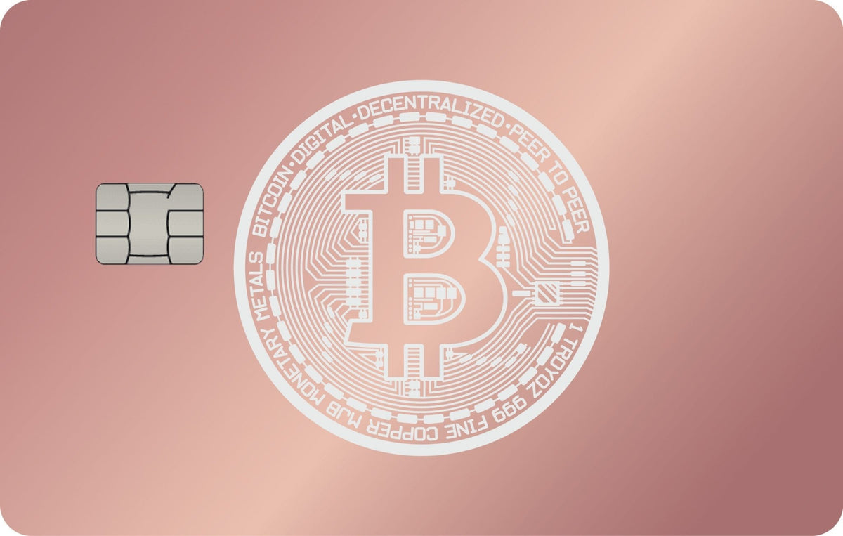 Bitcoin Gold metal card, engraved stainless steel by Metacards (view 2 of 6)