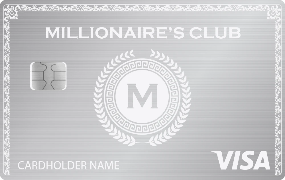 Millionaire's Club metal card in Brushed Silver