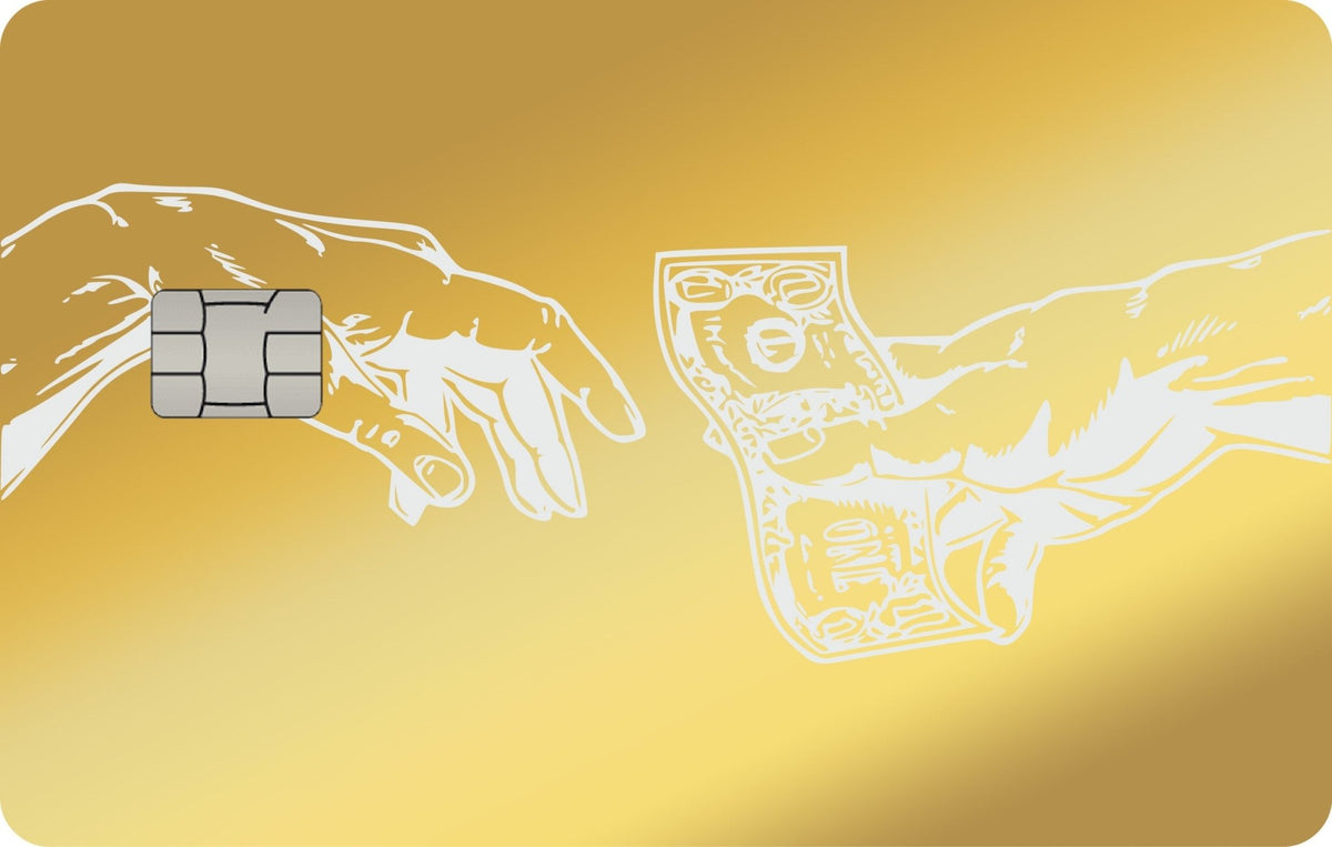 Creation of Money metal card, engraved stainless steel by Metacards (view 3 of 6)
