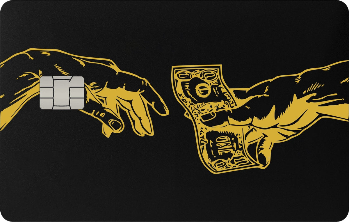 Creation of Money metal card, engraved stainless steel by Metacards (view 2 of 6)